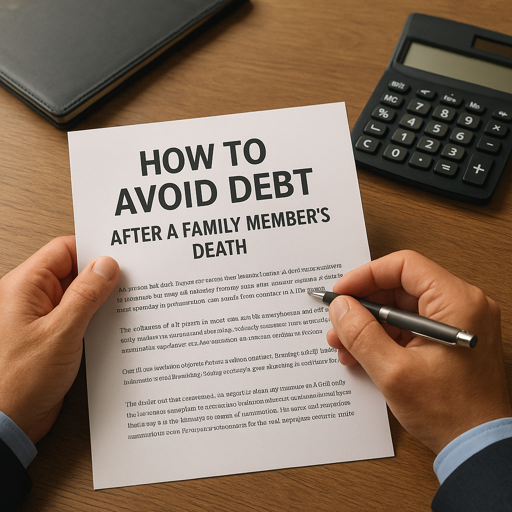 Jak uniknąć przyjęcia długów po zmarłym członku rodziny