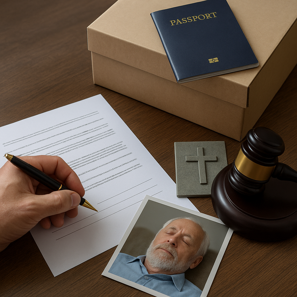 Jak wygląda postępowanie spadkowe po osobie zmarłej za granicą